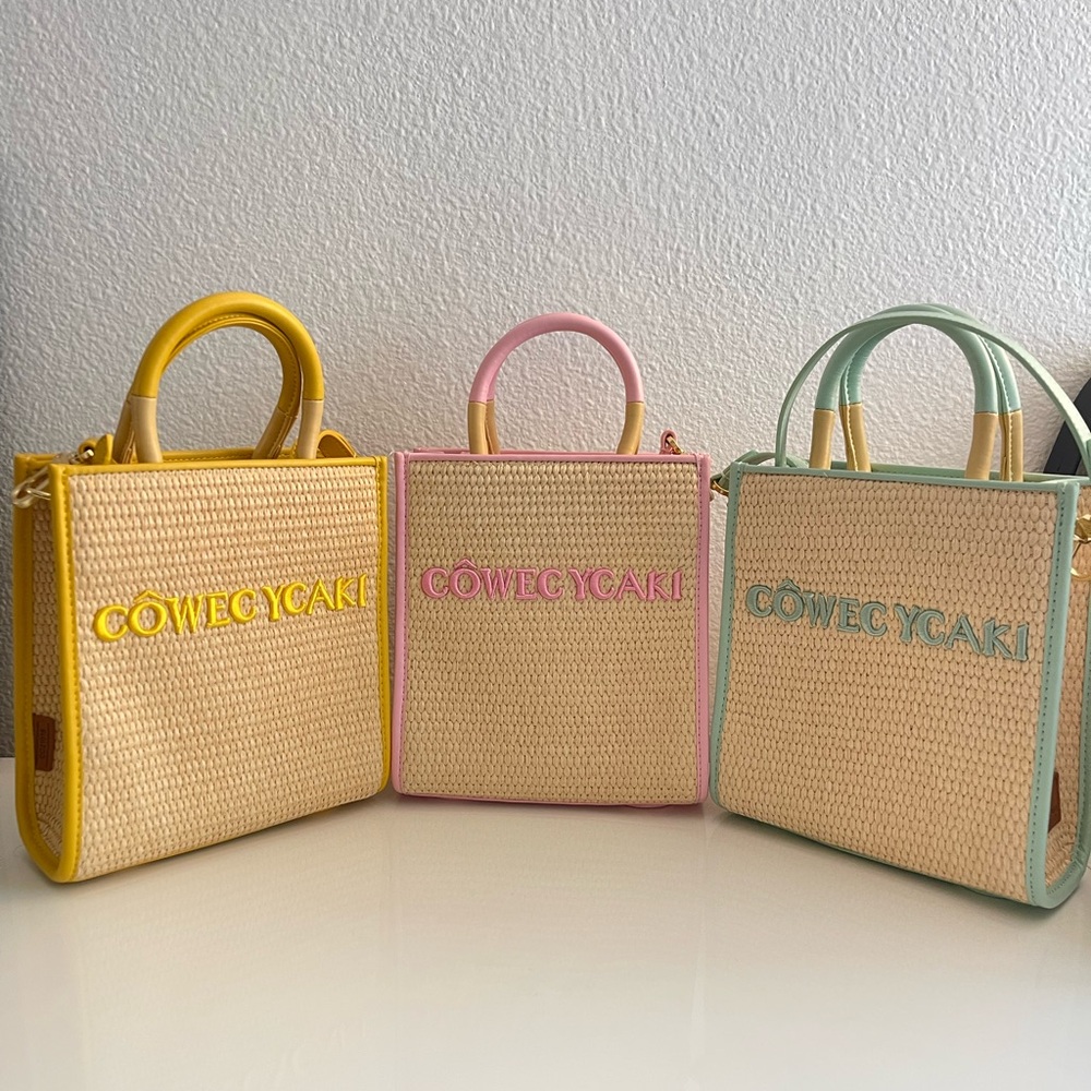 Italian brand Cowec Ycaki. Brand new with tags on. Three colors available.